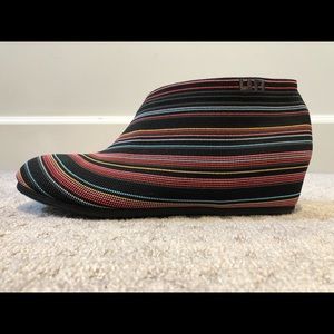 United Nude Multicolor Striped Ankle Boots